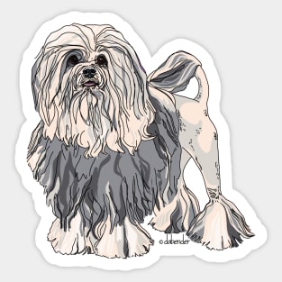 Lowchen - Little Lion Dog 2 Sticker